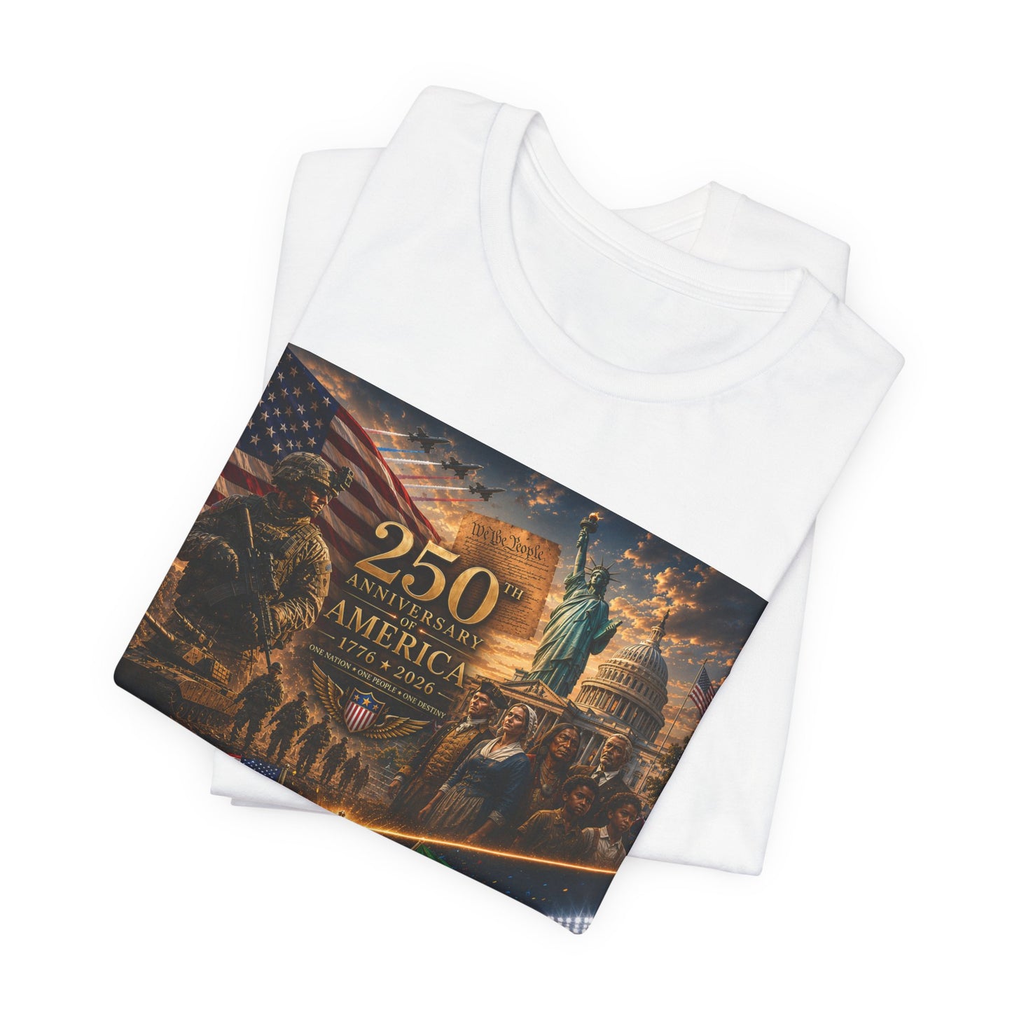 America 250th Anniversary Shirt Unisex, USA World Cup 2026 Tee, Patriotic Veteran Owned Gift, 4th of July Americana T-Shirt