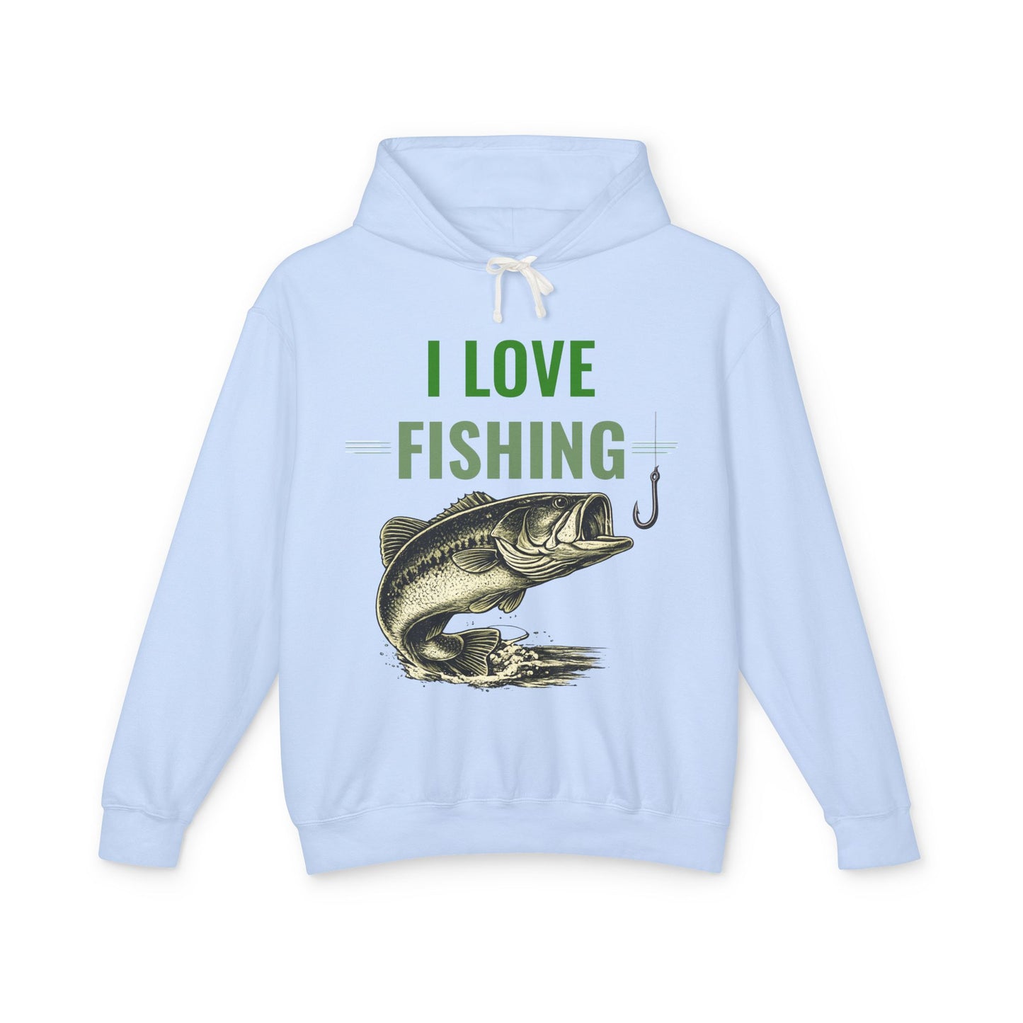 I LOVE FISHING Hoodie | Vintage Largemouth Bass Sweatshirt | Fisherman Gift | Lake Life Pullover